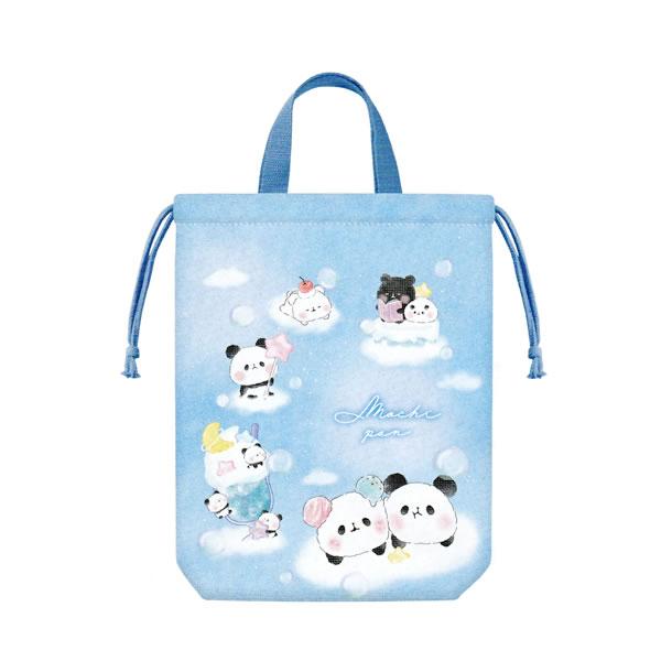 ●軽くてカワイイ♪洗ってもすぐ乾く素材です。●机の横にかけても床につきにくい持ち手付き。■本体サイズ：約H300×W230×D80■素材：ポリエステル■重量：80ｇ※画像はイメージです。