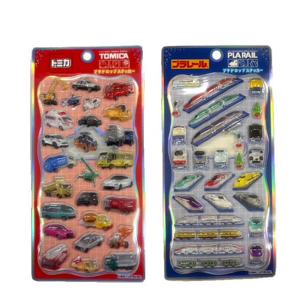 カミオジャパン トミカ プラレール プチドロップステッカー シール
