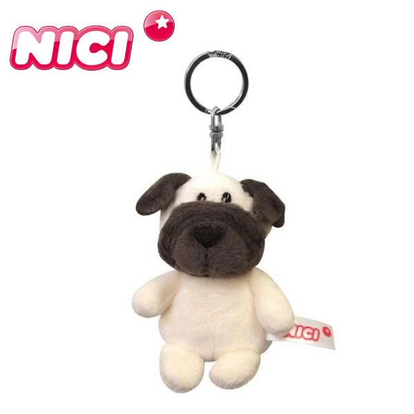 NICI ニキ BEANBAGS ビーンバッグ キーリング パグ 10cm 5580
