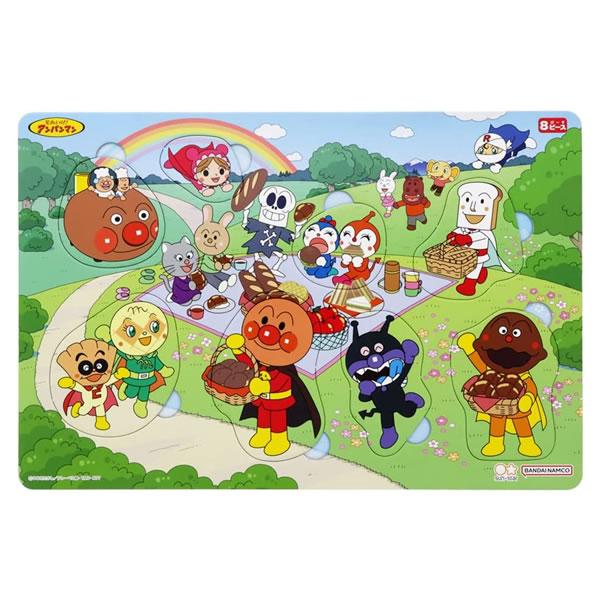 アンパンマン　パズル　8枚セット アンパンマン 木のかたちあわせパズル なかま8ピース｜Yahoo