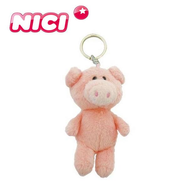 NICI ニキ BEANBAGS ビーンバッグ キーリング ピンクピッグ 10cm 1382