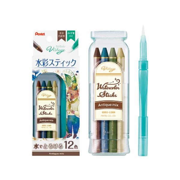 ぺんてる（Pentel） 水彩スティック ヴィスタージュ Vistage