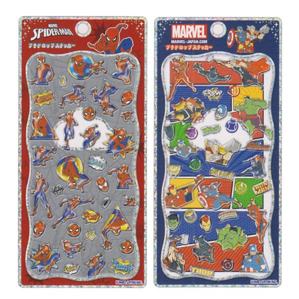 カミオジャパン マーベル プチドロップステッカー シール ボンボン