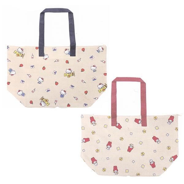 サンリオ マイメロディ ローズデザイン ボストンバッグ タグ付き マイメロディ 折り畳みボストンバッグ 155288 水彩フラワー