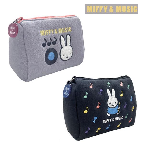 クツワ（KUTSUWA） ミッフィー ポーチ MIFFY&MUSIC 小物入れ 収納