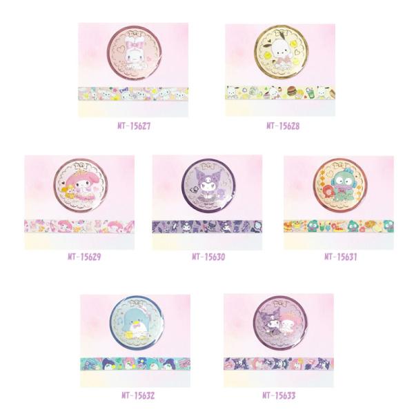 女子文具 サンリオキャラクターズ×たけいみき マスキングテープ