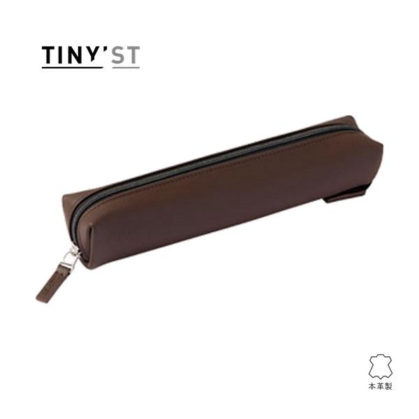 レイメイ藤井 ペンケース タイニスト TINY'ST 革製 ダークブラウン