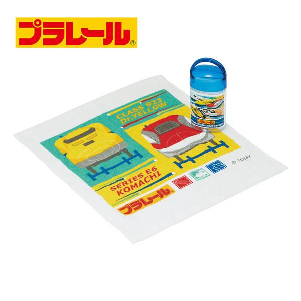 ●行楽や普段使いに便利なおしぼりとケースのセット。●開けやすいように持ち手が付いたクリアな透明素材のケースです。●濡れたおしぼりを凍らせてお弁当と一緒に持つと保冷剤代わりになっておすすめです♪●名前シール付き。■サイズ：ケース：横58×縦4...