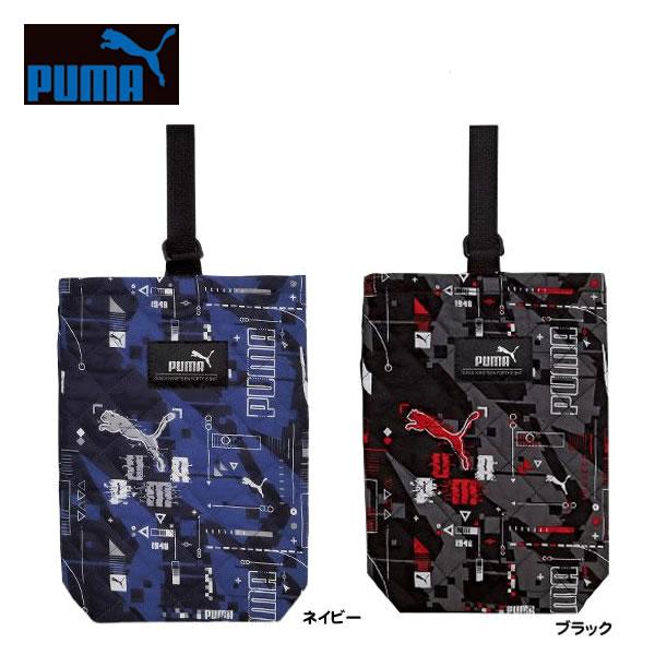 ●男の子に人気の『プーマ』のシューズバッグです。●新学期や新入学準備にオススメです。■本体サイズ：H295×W220×D70mm　63ｇ■材質：綿、ポリエステル■日本製■本体生地はキルティング加工■本体内側にネームタグ付※商品画像はイメージ...