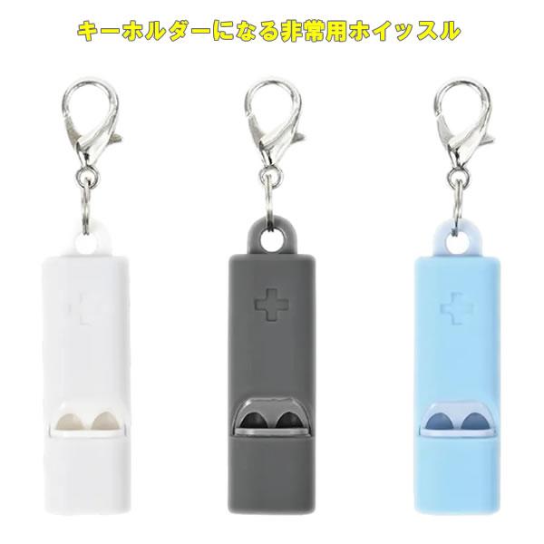 超コンパクト　でも大音量110dBのホイッスル2種類の音で雑音や騒音の中でも聞こえやすい吹き口がシリコンなので清潔でくわえやすいシリコンと樹脂のダブル構造で丈夫で壊れにくい書いて消せる一言メモ欄付き金属製フック、ネックストラップ、緊急連絡カ...