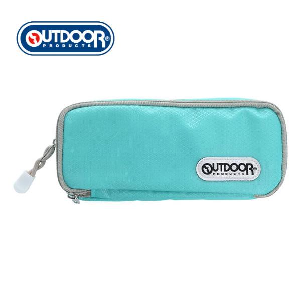 サンスター文具 アウトドア Wファスナー ペンケース RIPSTOP ミント