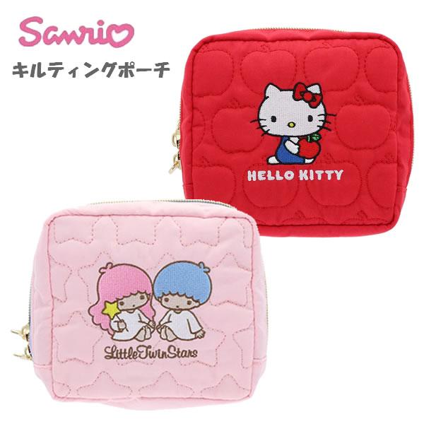 サンスター文具 サンリオキャラクターズ キルティングポーチ