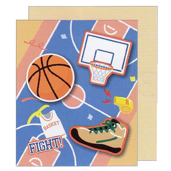 シール・封筒付スポーツ色紙 バスケットボール 0431 クローズ