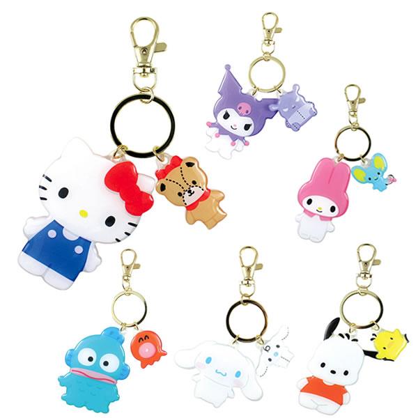 通値：サンリオキャラクターズ ダイカット ツイン キーホルダー