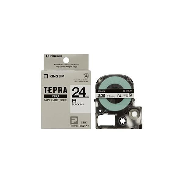 テプラPRO テープカートリッジ 白ラベル 【24mm幅・黒文字】 2606