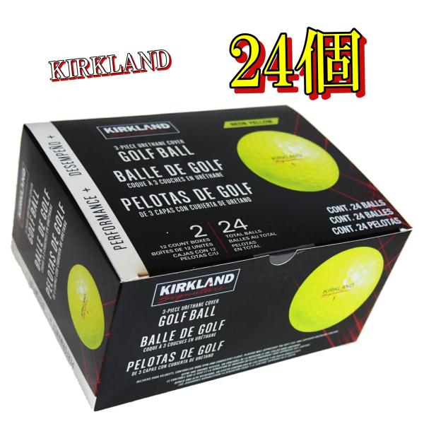 商品名 コストコ カークランド ゴルフボール イエロー ３ピース ウレタンカバー ２ダース 24球 KIRKLAND Signature costco商品特徴3ピース構造：コア・マントル・カバーの3層構造で優れた飛距離とスピン性能を実現。高...
