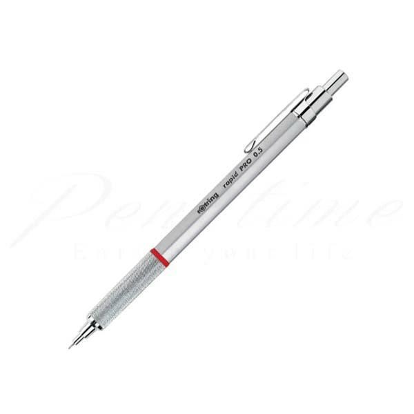 ネコポス送料無料　ロットリング　メカニカルペンシル（0.5mm）　ラピッドプロ　1904255　シルバー 名入れ有料