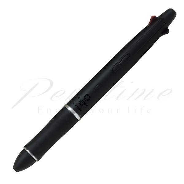 PILOT 黒 ボールペン ケース付き パイロット 複合筆記具（ボールペン黒0．5mm・赤・青・緑・シャープ