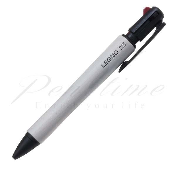 パイロット　複合筆記具（ボールペン黒０．７mm・赤・シャープ０．５ｍｍ）レグノ2+1　BKHLE-2SK　グレー  ＧＹ 名入れ不可