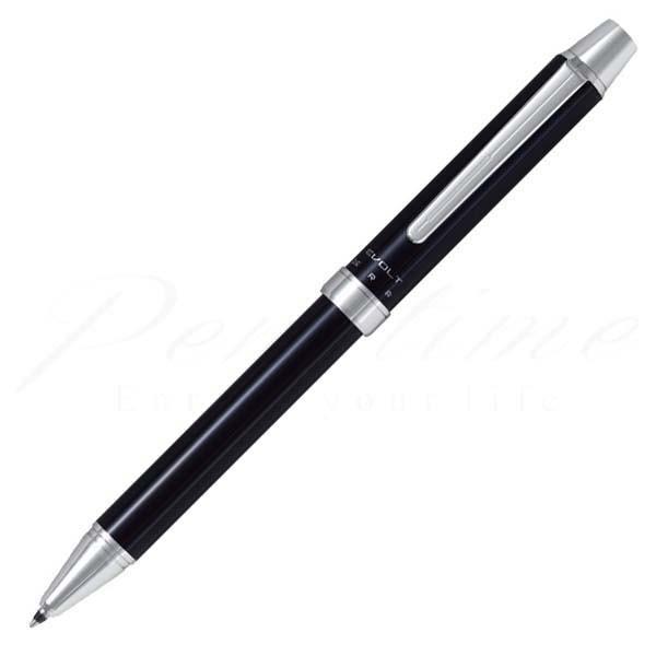 パイロット　複合筆記具（ボールペン黒０．７mm・赤・シャープ０．５ｍｍ）ツープラスワン　エボルト　ＢＴＨＥ−１ＳＲ　ブラック  Ｂ 名入れ有料