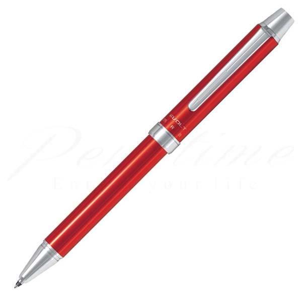パイロット　複合筆記具（ボールペン黒０．７mm・赤・シャープ０．５ｍｍ）ツープラスワン　エボルト　ＢＴＨＥ−１ＳＲ　レッド  Ｒ 名入れ有料