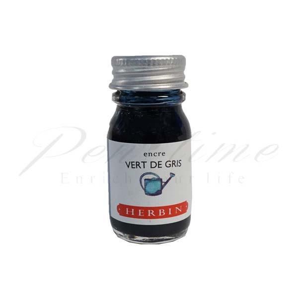 エルバン　ミニボトルインク　トラディショナルインク　１０ｍｌ　ｈｂ１１５０７　グレイッシュグリーン   名入れ不可 ラッピング不可 ネコポス不可