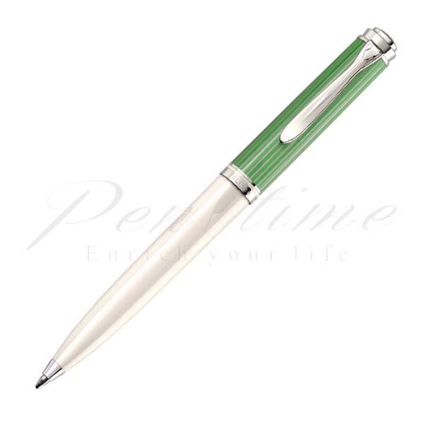 【新品】 ペリカン ボールペン スーベレーン K605 グリーンホワイト Pelikan（筆記具） ペリカン ボールペン 特別生産品