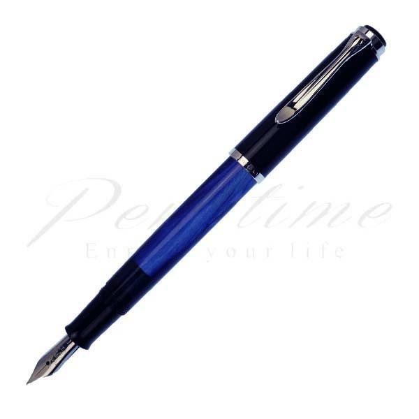 Pelikan（ペリカン） 万年筆 クラシック M205 マーブルブルー 名