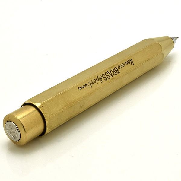 シャーペンまとめ売り、カヴェゴなど かなりお得！！！！ Kaweco（カヴェコ） シャーペン 名入れ KAWECO 0.7mm ブラススポーツ