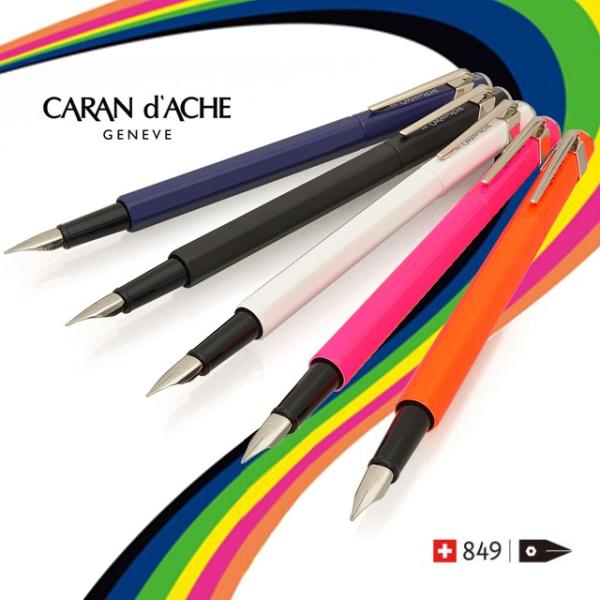 CARAN d'ACHE インクセット と849万年筆 CARAN d'ACHE 万年筆 カランダッシュ 名入れ CARAND'ACHE 849