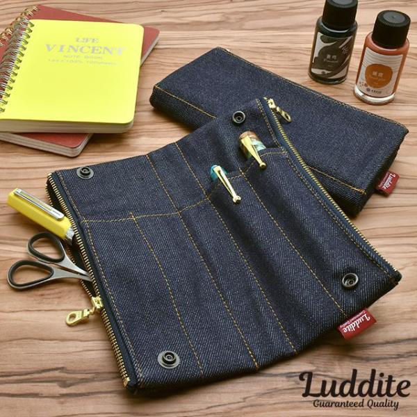 他サイト： ペンケース 筆箱 ラダイトデニム ベンディペンケース 岡山デニムリジットLDD-BNPN-100 プレゼント ギフト バレンタイン 爆買の商品画像