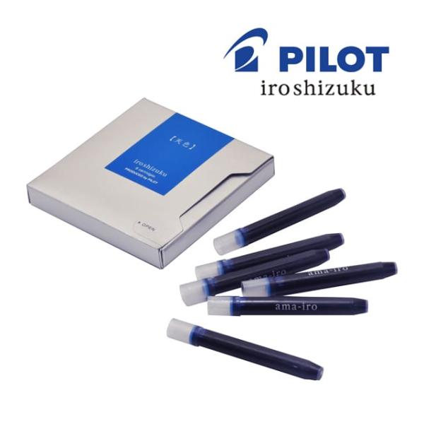 PILOT（パイロット） 色彩雫 インク カートリッジインキ 6本入り