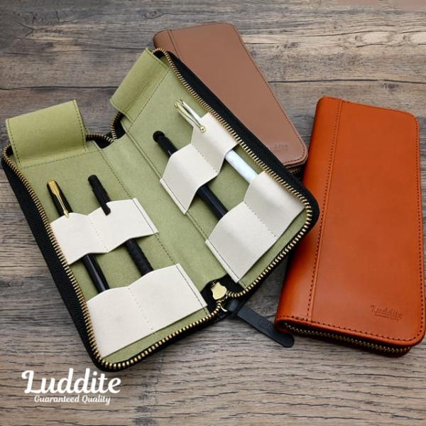 Luddite ラダイト レザー ペンケース LUDDITE ペンケース 筆箱 革 Ludditeラダイト ライターズペン