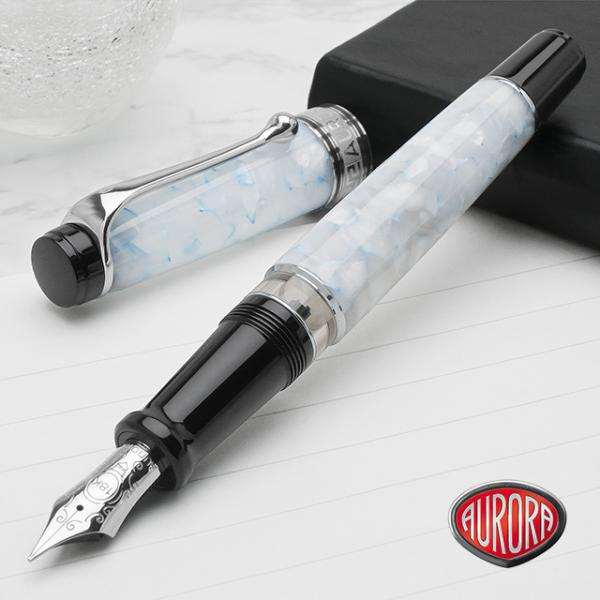 ✨【限定モデル・極美品】アウロラ 万年筆 OPTIMA 365 ビアンカ EF✨ penworld_47312