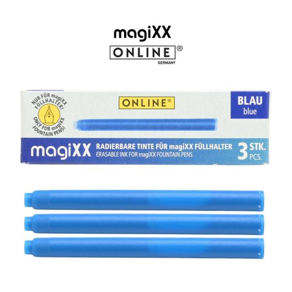 カートリッジインク オンライン マジックス専用 ブルー 3本入り 17107 ONLINE プレゼント クリスマス ギフト 爆買