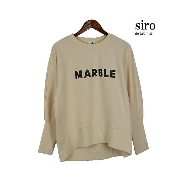 siro（シロ） ロゴスウェット 裏パイル 丸みを帯びたライン ゆったり