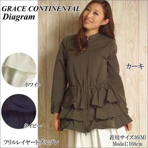 GRACE CONTINENTAL SOLD OUT グレースコンチネンタル ブルゾン GRACE CONTINENTAL SOLD OUT グレースコンチネンタル ブルゾン