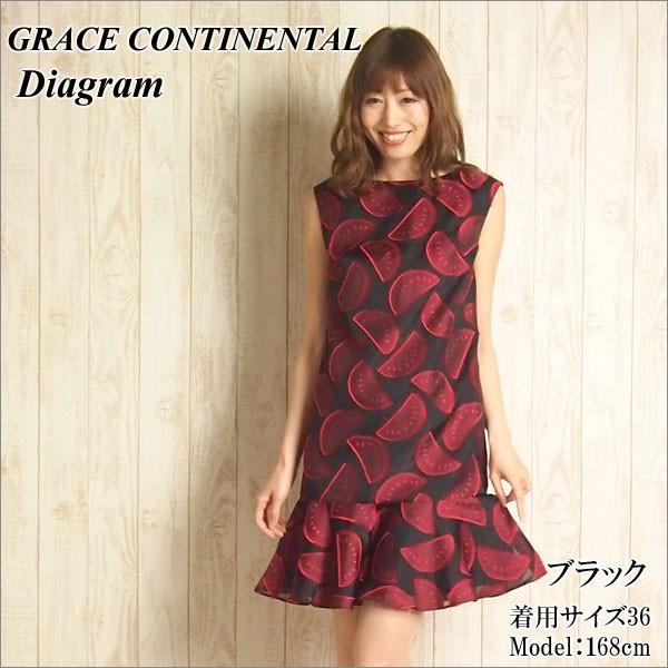 Sold Out グレースコンチネンタル ワンピース フルーツジャガードワンピース Grace Continental ダイアグラム Diagram Pep Tomiya ヤフー店 通販 Yahoo ショッピング
