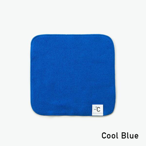マイナスディグリー/クール ブルー/100%/ハンカチ/冷感素材/コットン/今治/無地/Minus Degree/cool blue/青/ブルー/ハンドタオル/手拭き/Towel