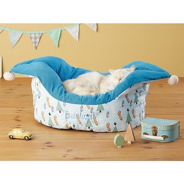 セール ボートベッド 猫 ベッド メッシュ 通気性 夏 カーブ フチ