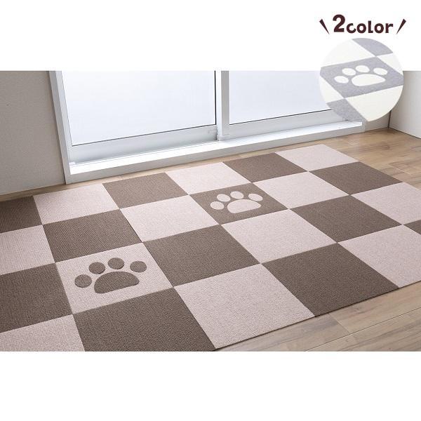 ピタッと吸着おあそびマット 肉球 2枚 犬 猫 マット かわいい インテリア ラグ おしゃれ 滑り止め 洗濯 丸洗い ペット ペピイ Peppy Peppy ペピイ Paypayモール店 通販 Paypayモール