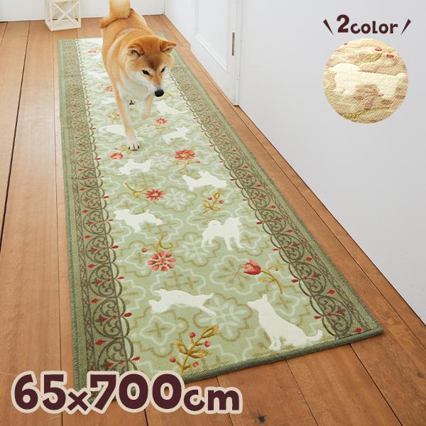 ロマネスクシルエット 抗菌はっ水廊下敷 65 700 犬 いぬ 廊下 滑り止め マット ラグ 国産 上品 花柄 犬柄 抗菌 清潔 ペット ペピイ Pe Peppy ペピイ Paypayモール店 通販 Paypayモール
