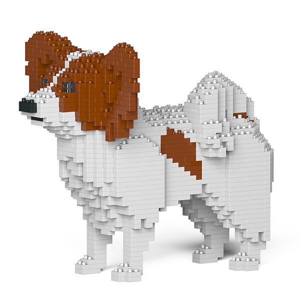 JEKCA ジェッカブロック いぬ パピヨン（茶） 犬 ぱぴよん