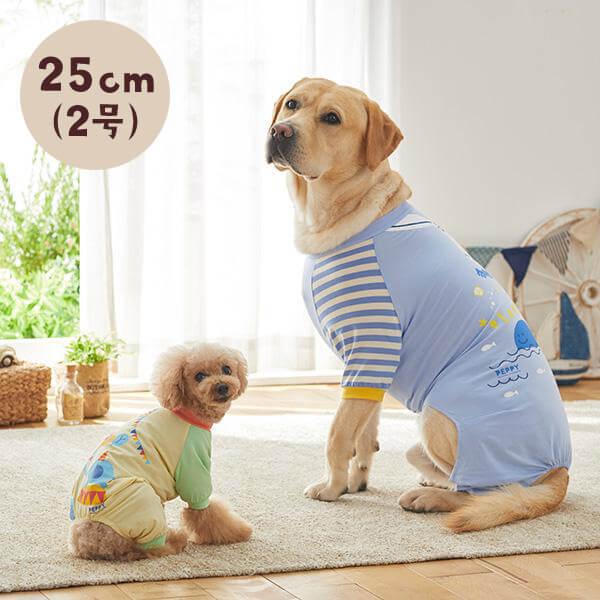 カジュアルプリントロンパース クール 抜け毛対策 2号 犬服 ドッグウェア ロンパース 春 夏 換毛期 抜け毛 いぬ ペット ペピイ Peppy Peppy ペピイ Paypayモール店 通販 Paypayモール