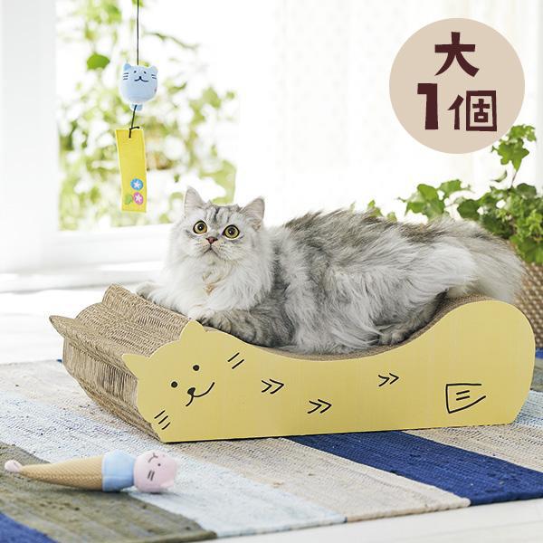 ごろん猫の爪とぎ ししゃもねこ 大1個 猫 爪とぎ ねこ 癒し ゆるキャラ かわいい ペット ペピイ Peppy Peppy ペピイ Paypayモール店 通販 Paypayモール