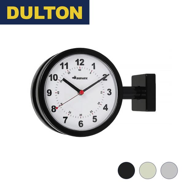 ブラック品切れ※ ダルトン DULTON ダブルフェイス クロック : ルミナス