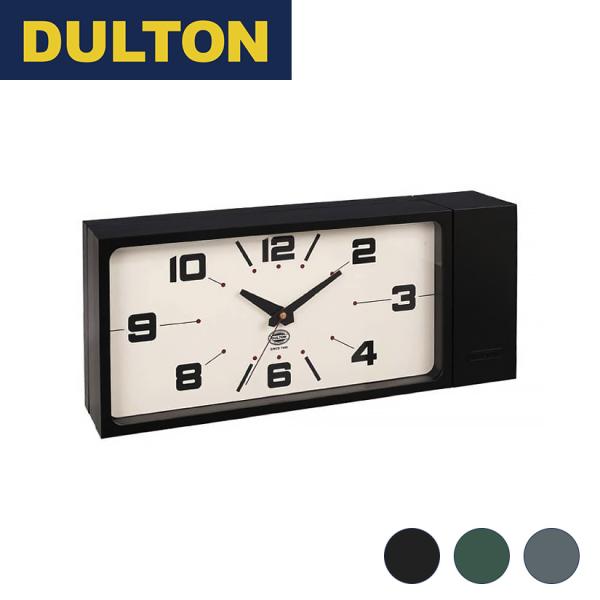 【新品未使用】DULTON ダブルフェイス時計　ブラック ブラック予約販売(12月中旬出荷予定) 、グリーン予約販売(2月下旬出荷