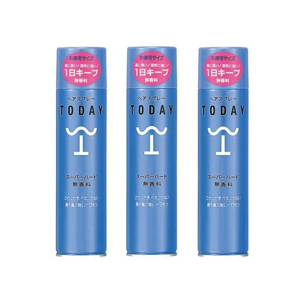 資生堂 ヘアスプレートゥデイ N ＜L＞ 180g 3個パック 無香料
