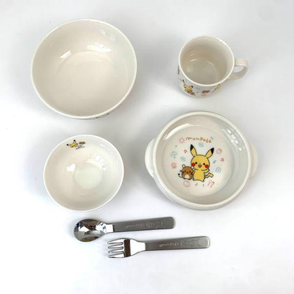  × ポケモン 食器セット ポケットモンスター モンポケ 食器ギフトセット ベビー用品 茶碗 マグ