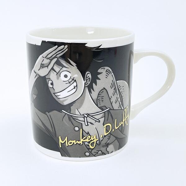 ワンピース ルフィ モノクロームマグカップ コップ 日本製